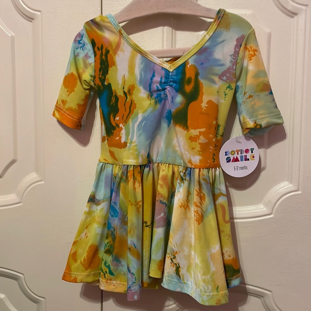 Brand NWT Dot Dot Smile Ballerina Dress 6-12 mo
